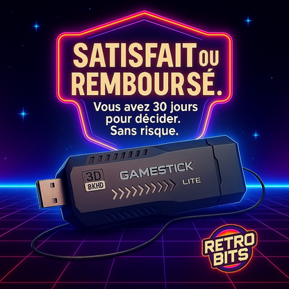 RetroBits™ | Gamestick + 4 Cadeaux