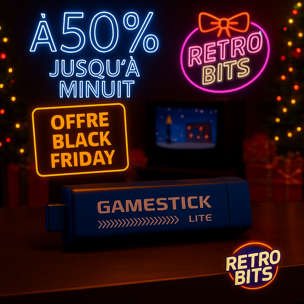 RetroBits™ | Gamestick + 4 Cadeaux