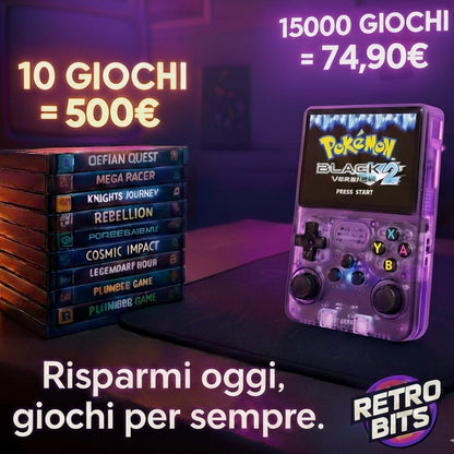 RetroBits™ | ArcadeBoy + 4 Cadeaux